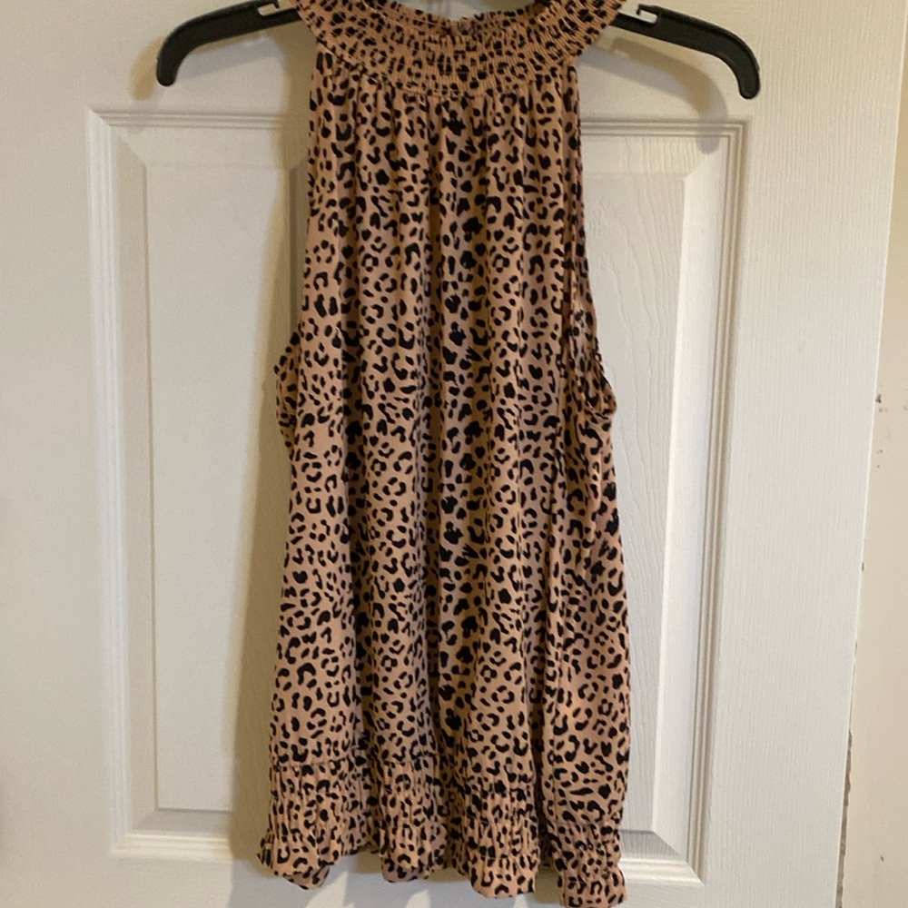 Hannah smock detail halter blouse